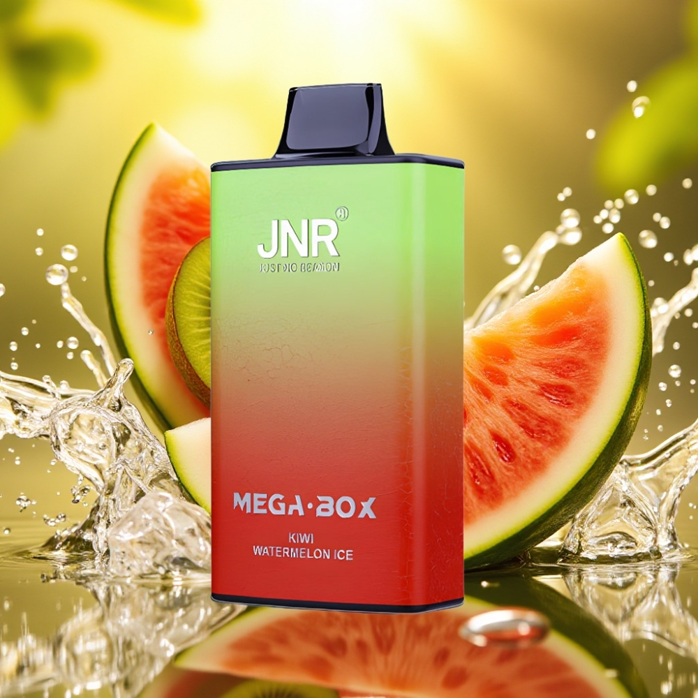 JNR Mega Box 25000 Puffs 30ml 850mAh Dual Mesh Disposable Vape Kiwi Melancia Gelo