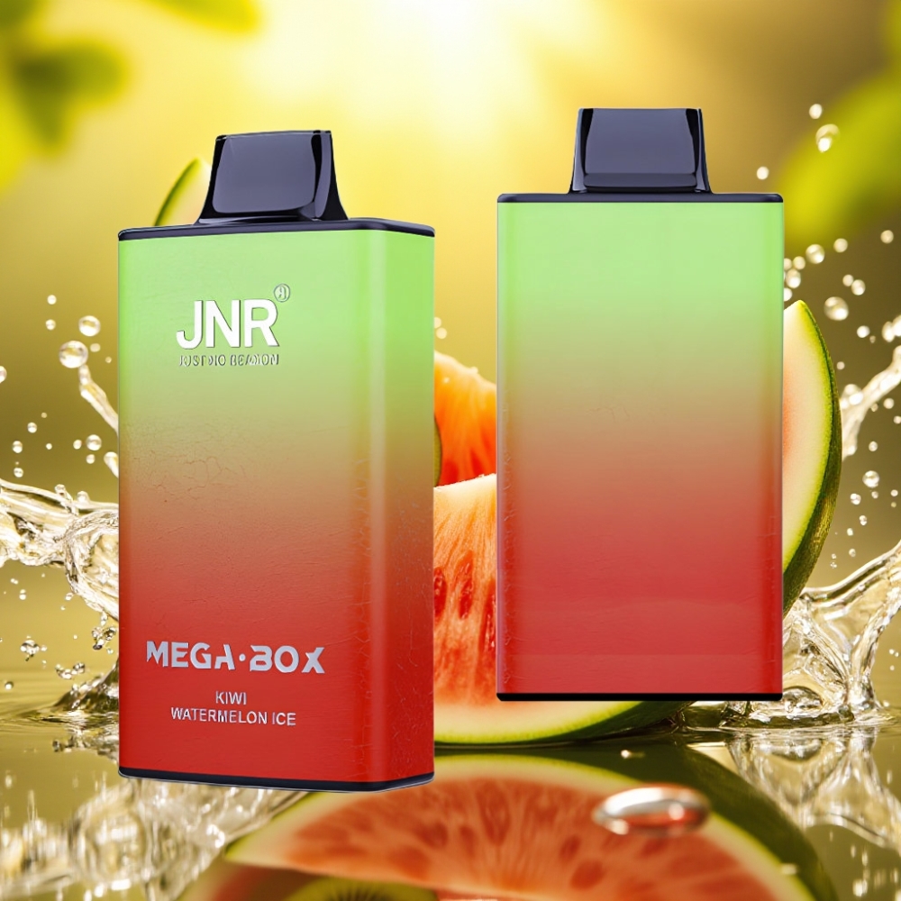 JNR Mega Box 25000 Puffs 30ml 850mAh Dual Mesh Disposable Vape Kiwi Melancia Gelo