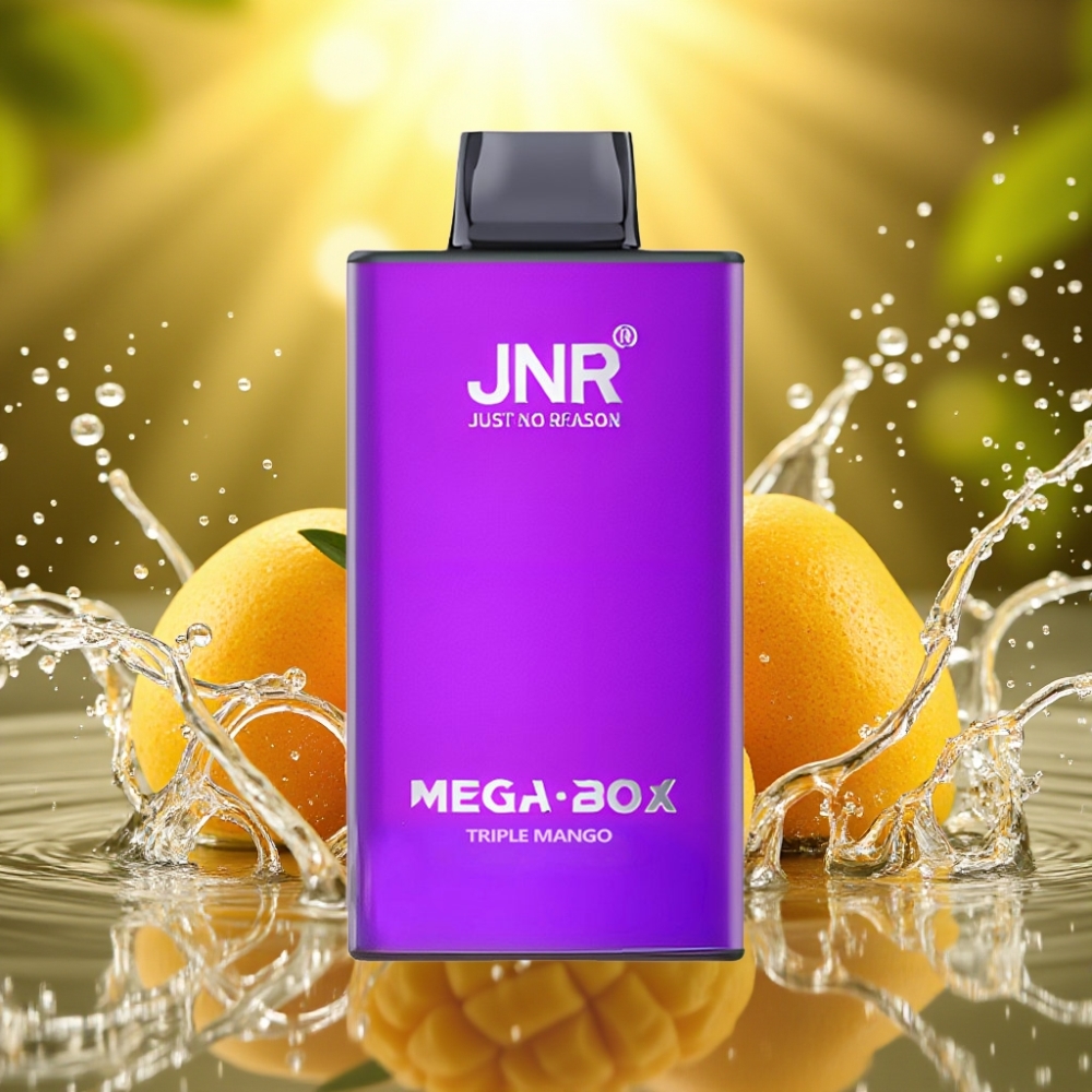JNR Mega Box 25000 Puffs 30ml 850mAh Dual Mesh Disposable Vape Manga Tripla