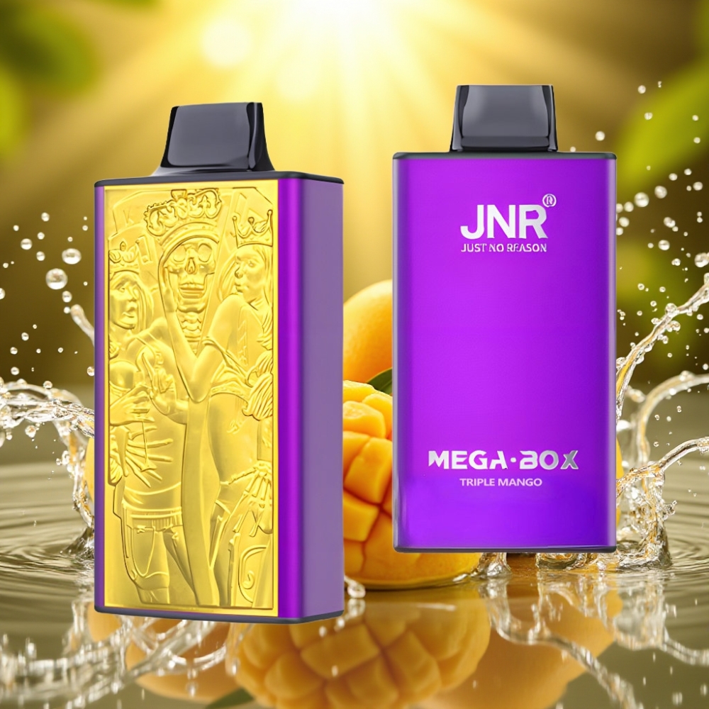 JNR Mega Box 25000 Puffs 30ml 850mAh Dual Mesh Disposable Vape Manga Tripla