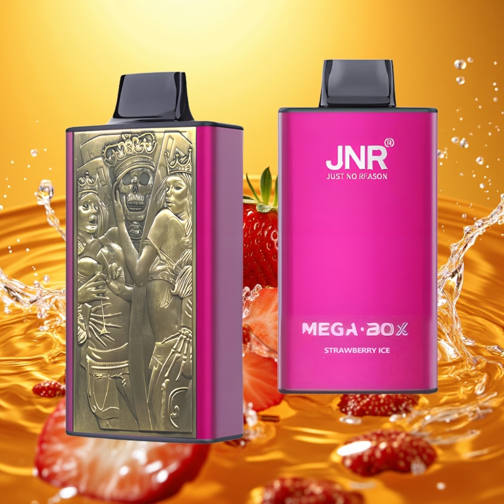 JNR Mega Box 25000 Puffs 30ml 850mAh Dual Mesh Disposable Vape Morango Gelo