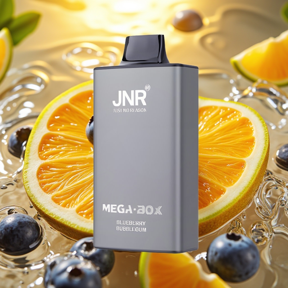 JNR Mega Box 25000 Puffs 30ml 850mAh Dual Mesh Tipo-C Azul Chiclete