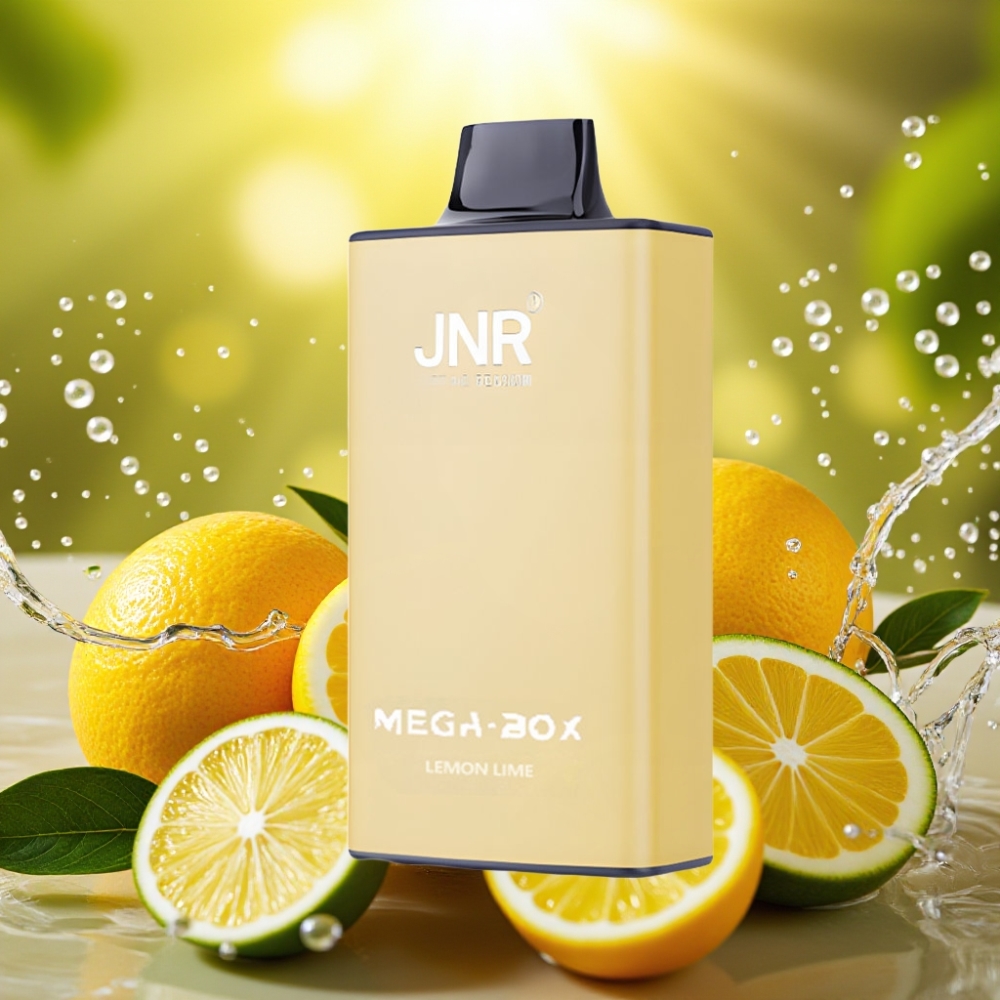 JNR Mega Box 25000 Puffs 30ml 850mAh Dual Mesh Tipo-C Limão & Lima
