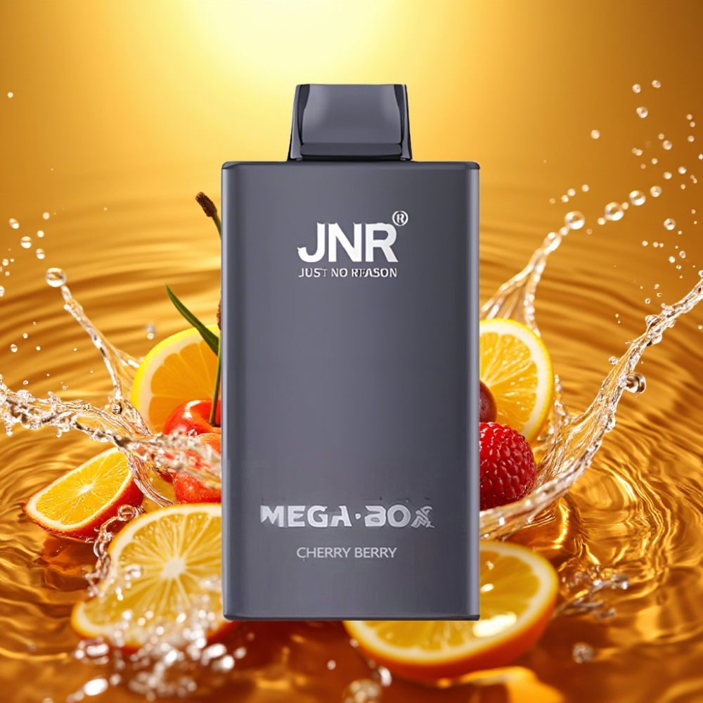 JNR Mega Box 25000 Puffs 30ml Dual Mesh Type-C Cereja & Frutas Silvestres