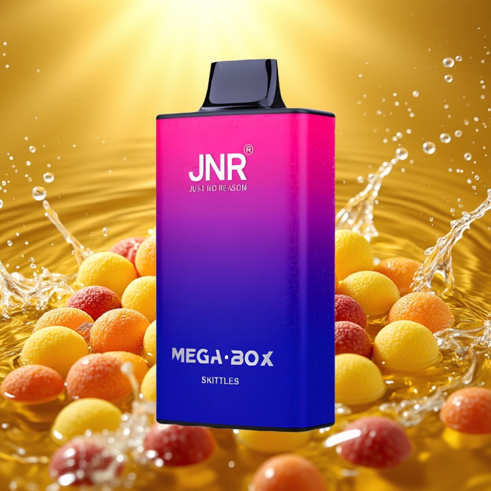 JNR Mega Box 25000 Puffs Disposable Vape Skittles 30ml 850mAh Dual Mesh Type-C