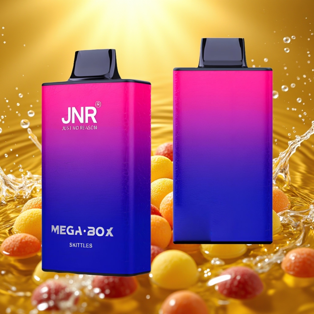 JNR Mega Box 25000 Puffs Disposable Vape Skittles 30ml 850mAh Dual Mesh Type-C
