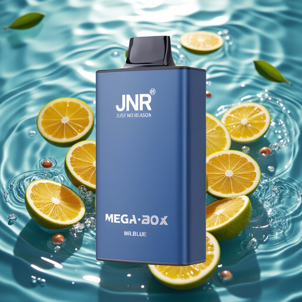 JNR Mega Box 25000 Puffs distributor Portugal 30ml 850mAh Dual Mesh Type-C Azul