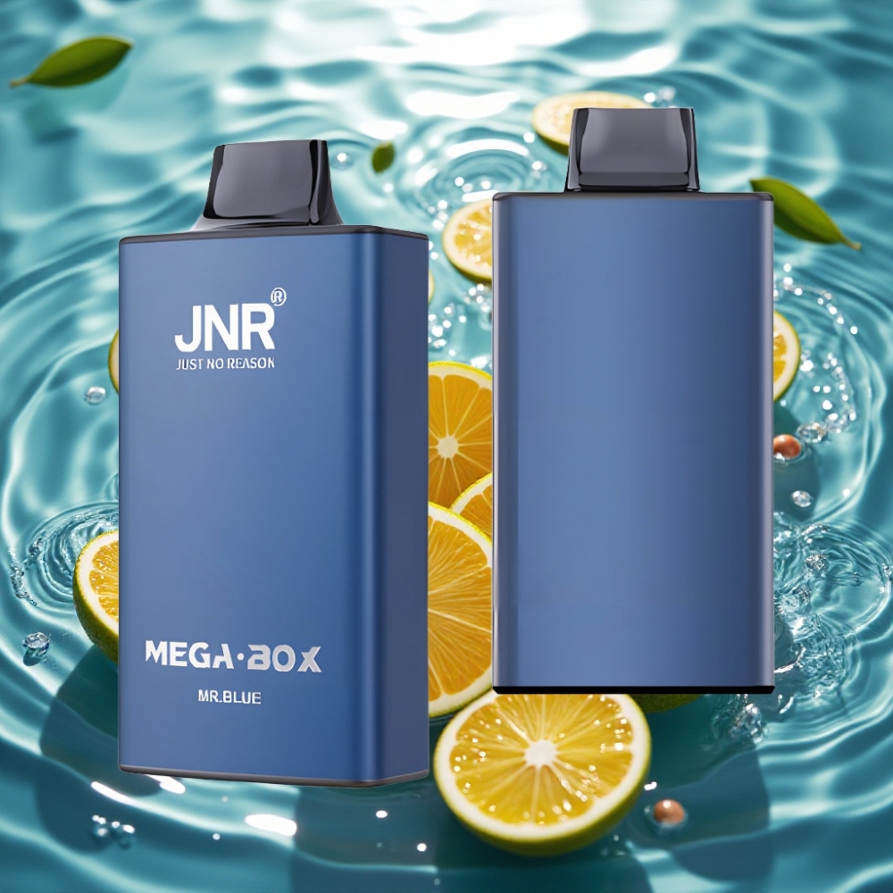 JNR Mega Box 25000 Puffs distributor Portugal 30ml 850mAh Dual Mesh Type-C Azul