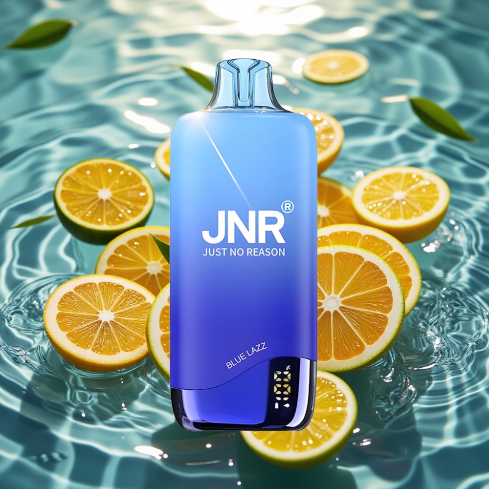 JNR Rainbow 10500 Puffs 0.8ohm Mesh 18ml USB-C Azul Lazz Disposable Vape