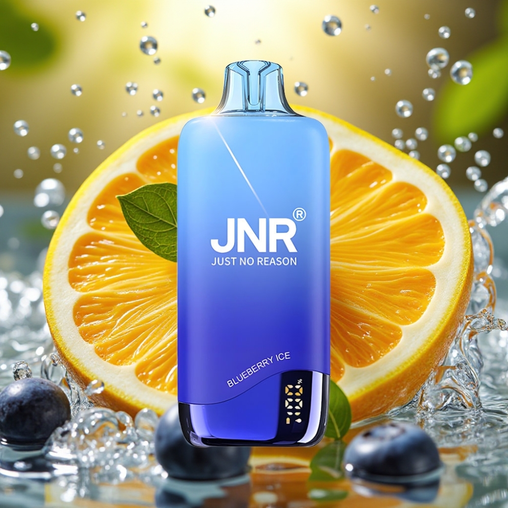 JNR Rainbow 10500 Puffs 18ml 0.8ohm Menta Azul Gelo Disposable Vape