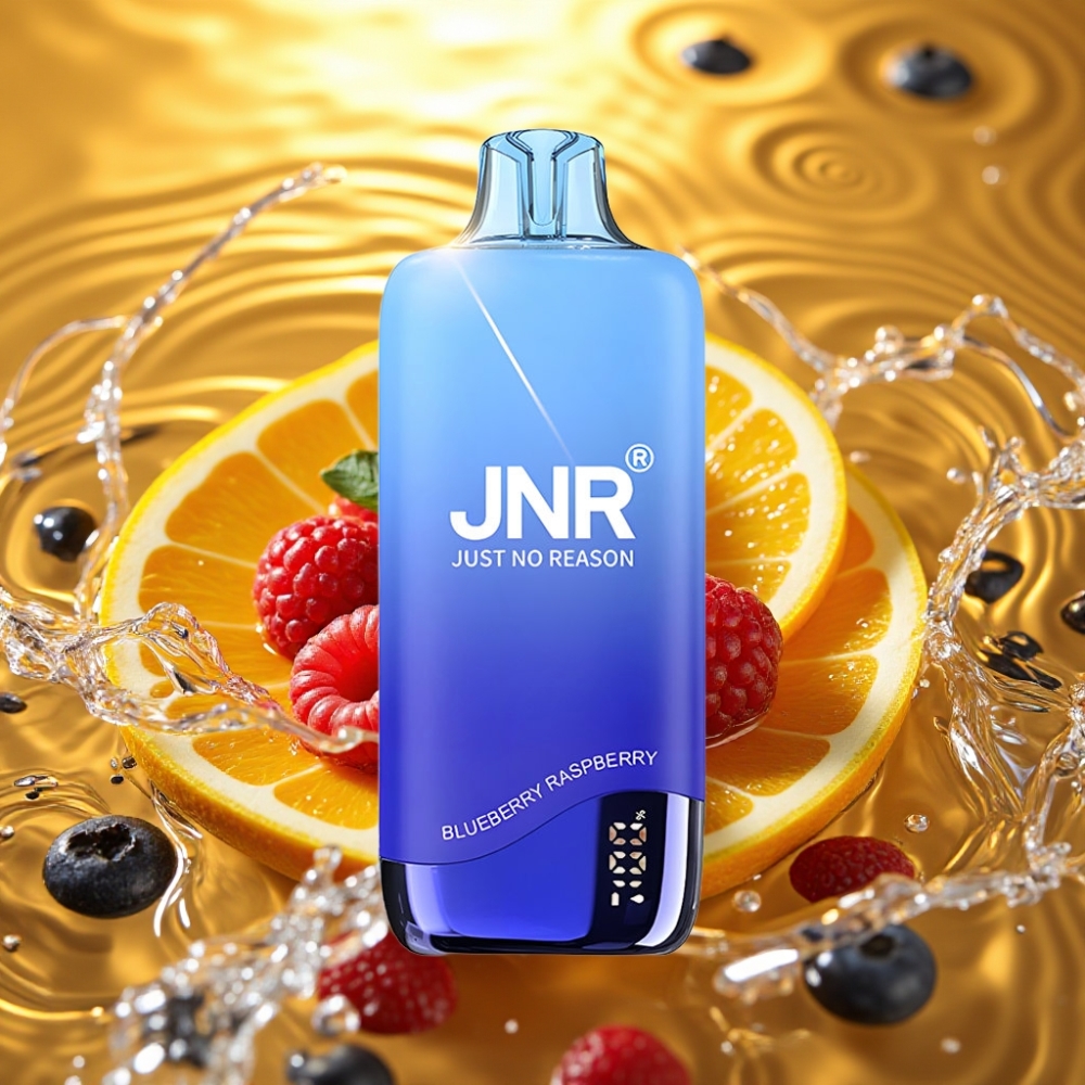 JNR Rainbow 10500 Puffs Disposable Vape Mirtilo Framboesa 600mAh Mesh 0.8ohm 18ml USB-C