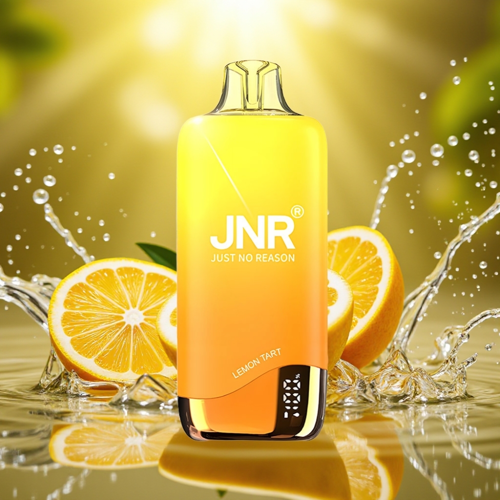 JNR Rainbow 10500 Puffs Disposable Vape Tarte de Limão 600mAh 18ml USB-C Mesh