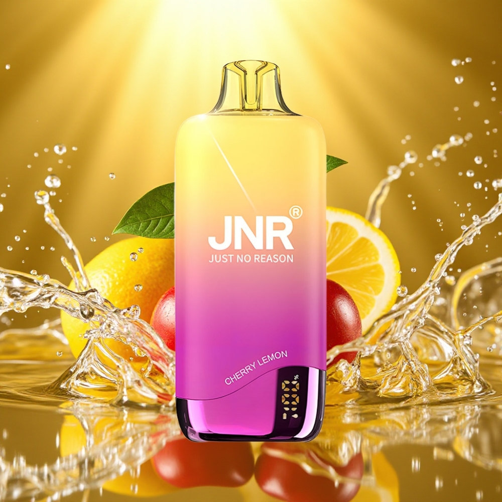JNR Rainbow 10500 Puffs USB-C 600mAh 0.8ohm 18ml Disposable Vape Cereja Limão