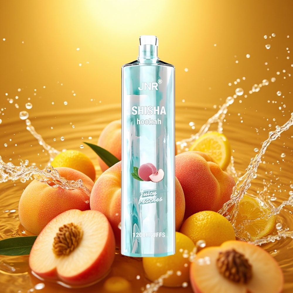 JNR Shisha Hookah 12000 Puffs 750mAh 24ml 0.6 Ohm Pêssegos Suculentos JNR Shisha Hookah 12000 Puffs 750mAh 24ml 0.6 Ohm Pêssegos Suculentos