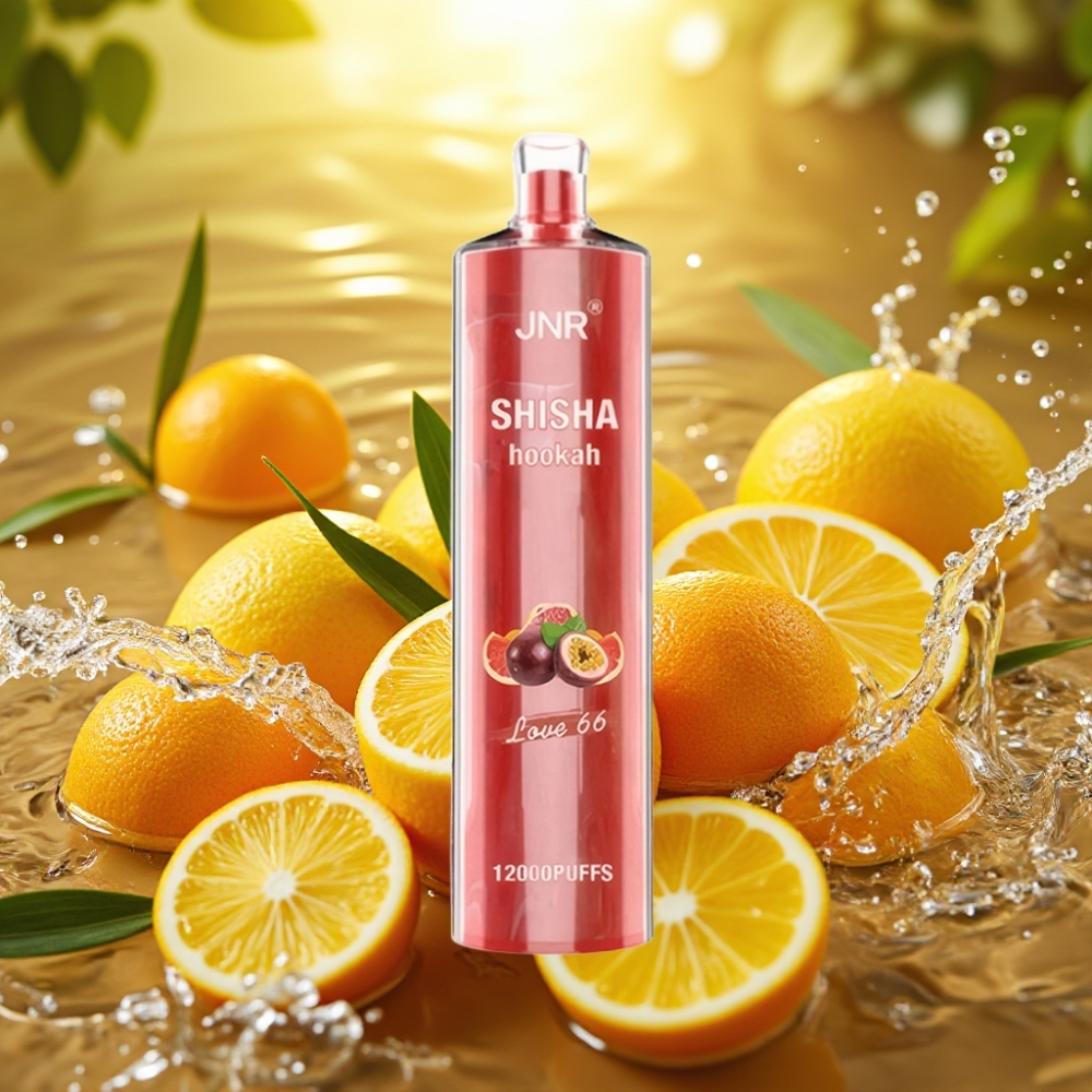 JNR Shisha Hookah 12000 Puffs Disposable Vape Amor 66 750mAh 24ml 0.6Ω Mesh Type-C JNR Shisha Hookah 12000 Puffs Disposable Vape Amor 66 750mAh 24ml 0.6Ω Mesh Type-C