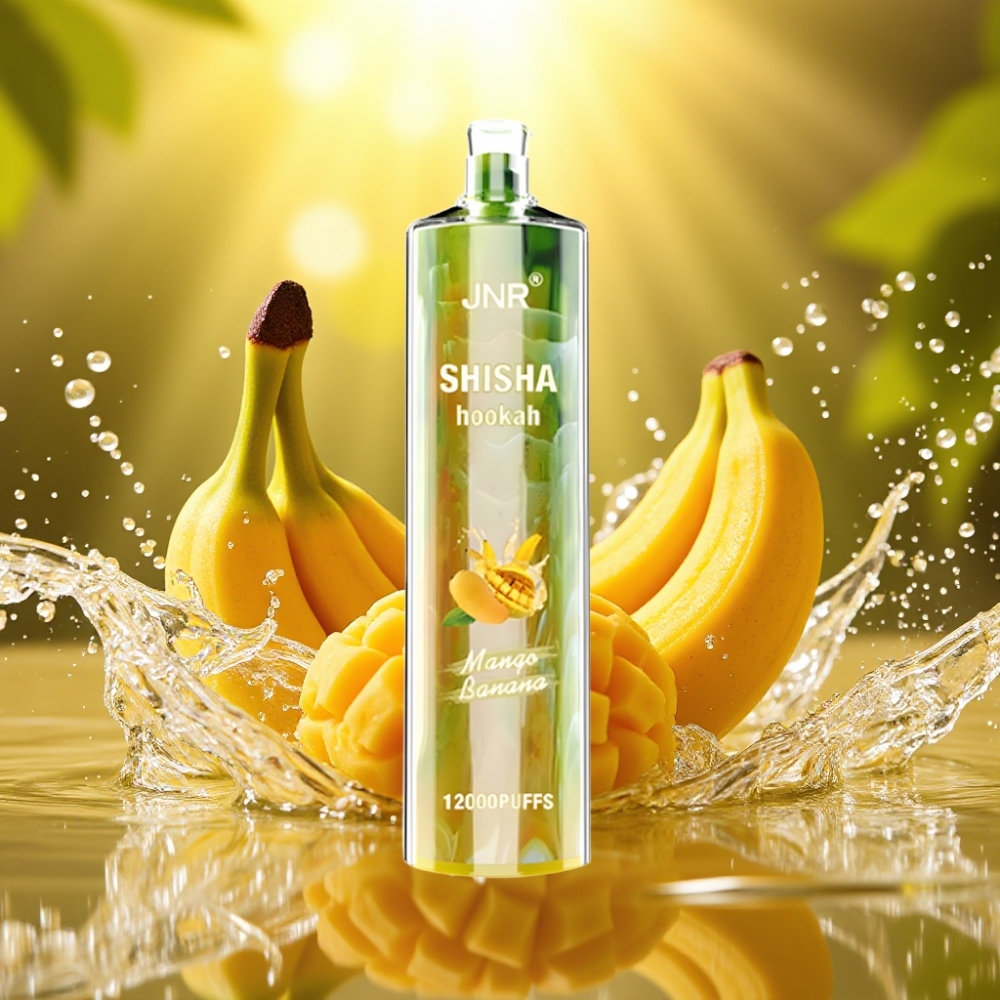 JNR Shisha Hookah 12000 Puffs Disposable Vape Manga Banana 24ml 0.6Ohm Type-C JNR Shisha Hookah 12000 Puffs Disposable Vape Manga Banana 24ml 0.6Ohm Type-C