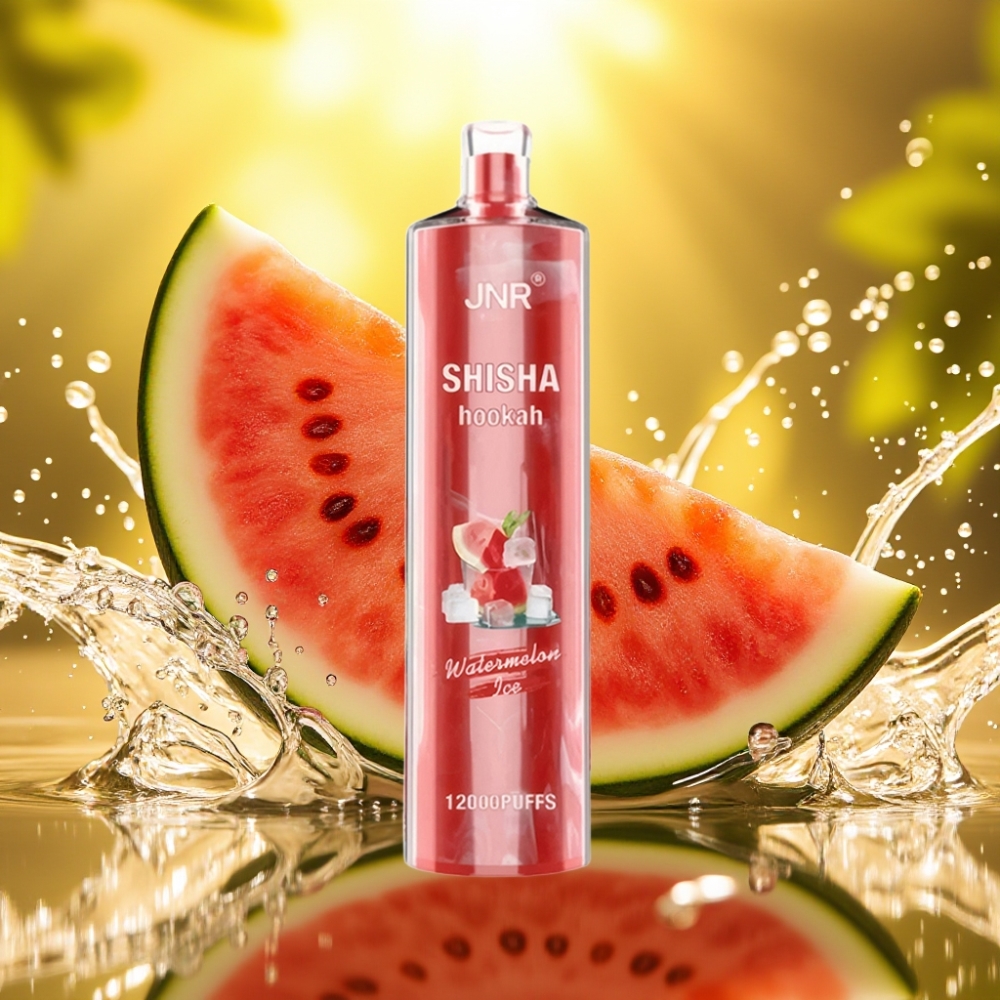 JNR Shisha Hookah 12000 Puffs Disposable Vape Melancia Gelo 750mAh Type-C JNR Shisha Hookah 12000 Puffs Disposable Vape Melancia Gelo 750mAh Type-C