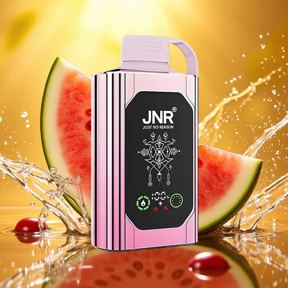 JNR Shisha Hookah Box 20500 Puffs HD Display 1000mAh 25ml Dual Mesh Coil Type-C Cereja Melancia Gelada JNR Shisha Hookah Box 20500 Puffs HD Display 1000mAh 25ml Dual Mesh Coil Type-C Cereja Melancia Gelada