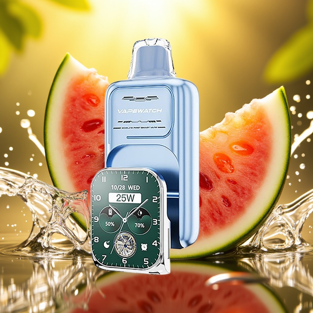 JNR VapeWatch 30000 Puffs Dual Mesh 19mL 5% Blueberry Watermelon Type-C JNR VapeWatch 30000 Puffs Dual Mesh 19mL 5% Blueberry Watermelon Type-C