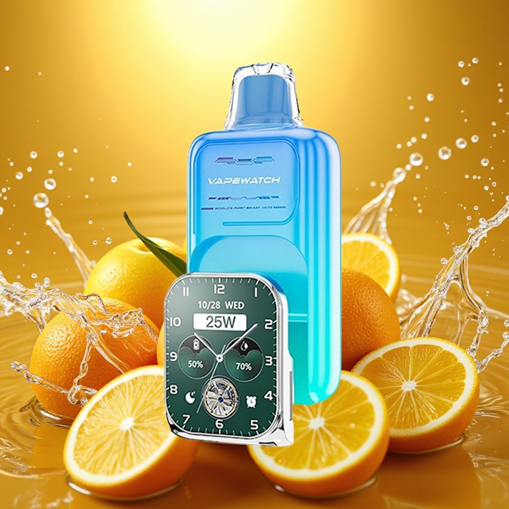 JNR VapeWatch 30000 Puffs Maçã Verde Gelada 1000mAh 19mL 5% Dual Mesh Type-C JNR VapeWatch 30000 Puffs Maçã Verde Gelada 1000mAh 19mL 5% Dual Mesh Type-C