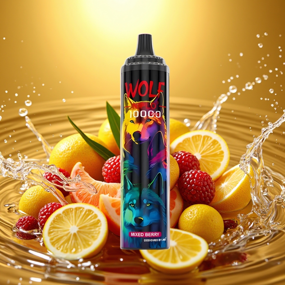 JNR Wolf Niplo 10000 Puffs 1.0 Ohm Mesh 650mAh 20ml Tipo-C Frutas Silvestres JNR Wolf Niplo 10000 Puffs 1.0 Ohm Mesh 650mAh 20ml Tipo-C Frutas Silvestres