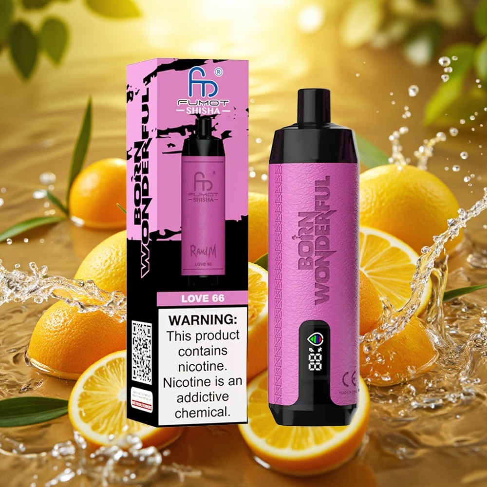 RandM Fumot Shisha 10000 Puffs 18ml 850mAh Tipo-C 0.6Ω Amor 66
