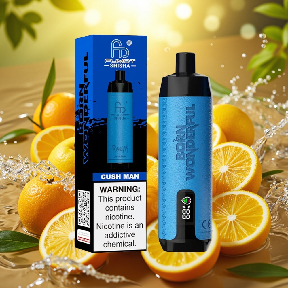 RandM Fumot Shisha 10000 Puffs LED Tipo-C 18ml 0.6ohm Cush Man Homem Conforto