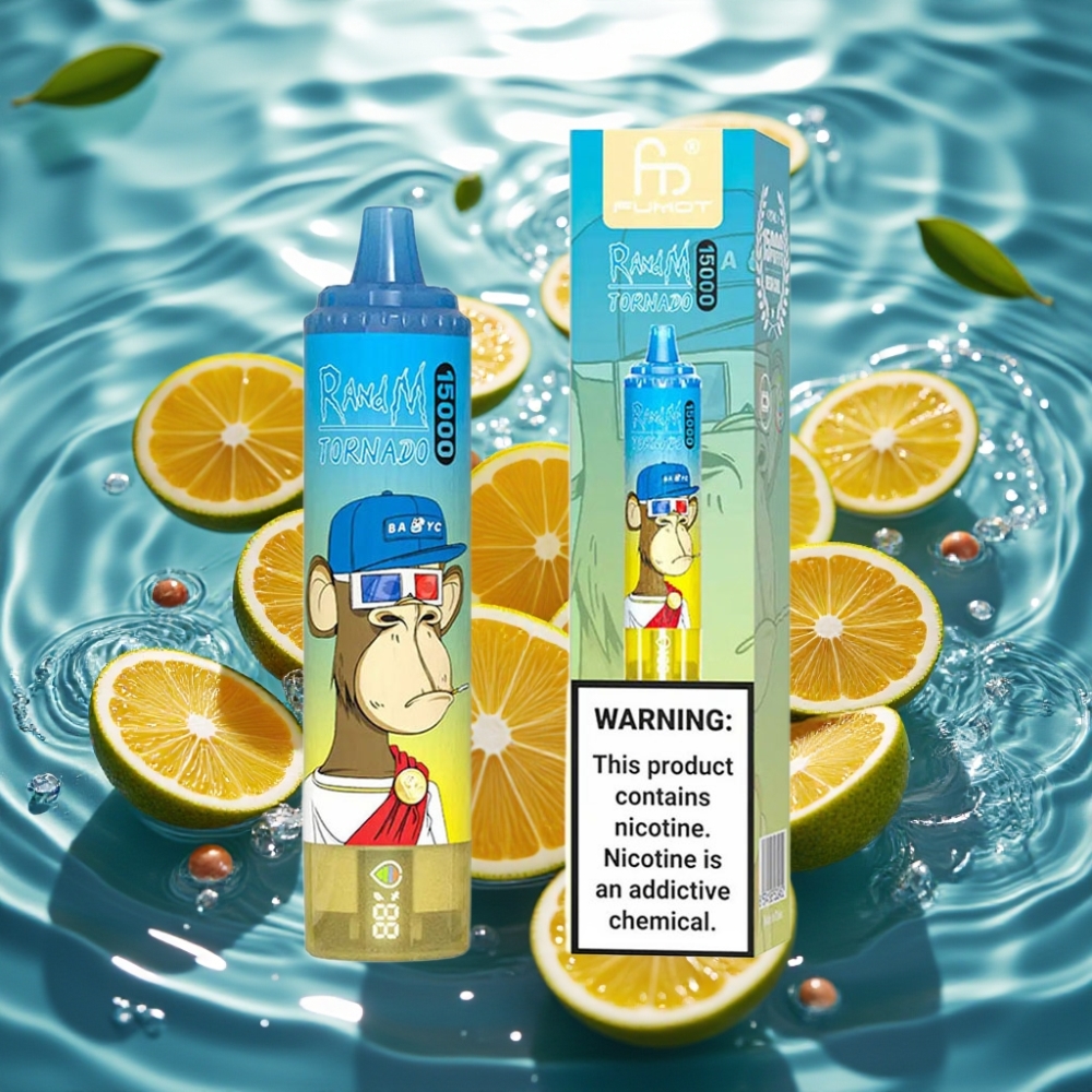 RandM Fumot Tornado 15000 Puffs 25ml 850mAh Mesh Azul Disposable Vape