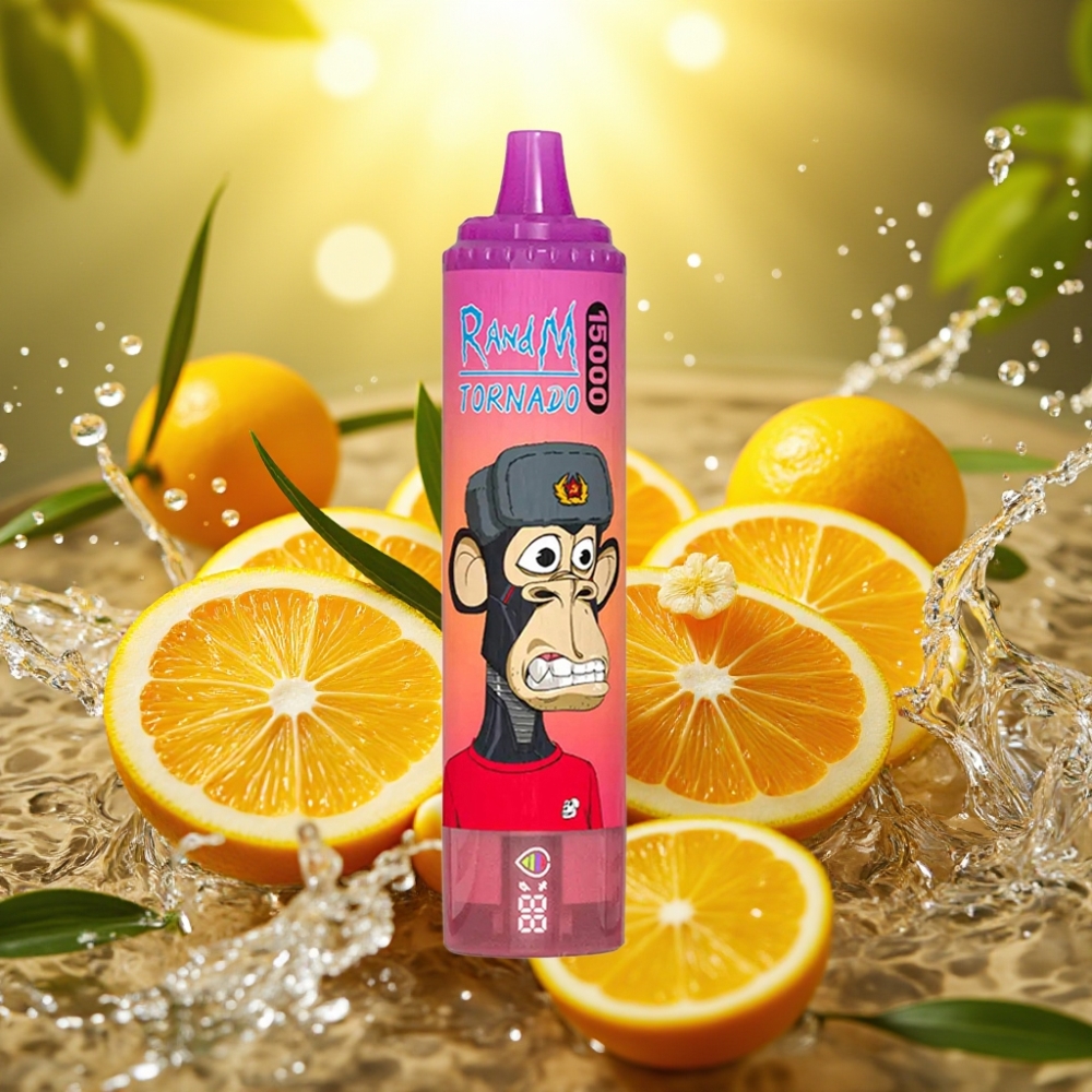 RandM Fumot Tornado 15000 Puffs 25ml Dragon Fruit LCD Tipo-C Mesh 0.9 Ohm