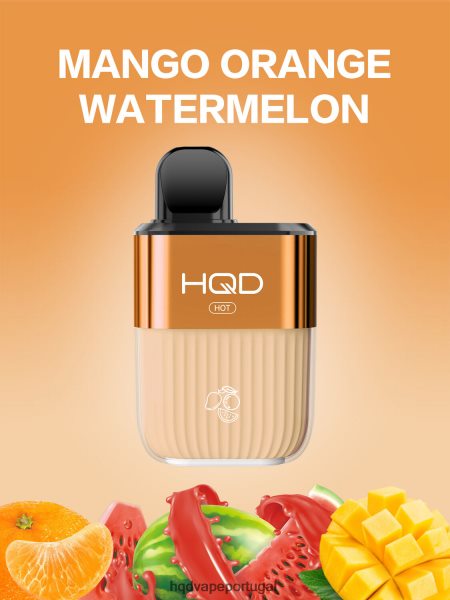 Best HQD Flavor - HQD HOT 5.000 baforadas H4P8VT60 melancia manga laranja