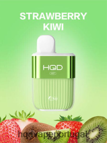 HQD Vape Lisbon - HQD HOT 5.000 baforadas H4P8VT63 kiwi morango