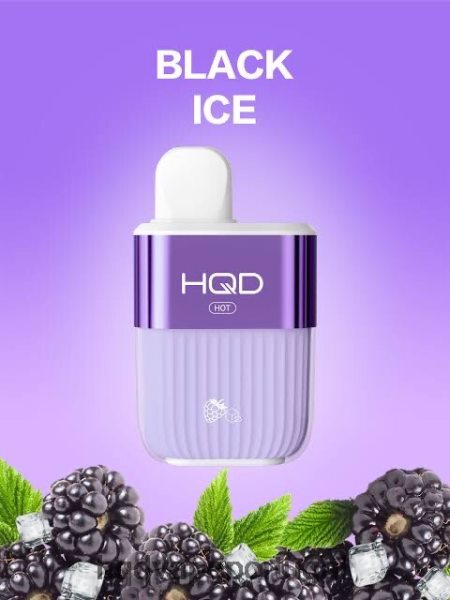 HQD Vape Portugal - HQD HOT 5.000 baforadas H4P8VT62 gelo preto